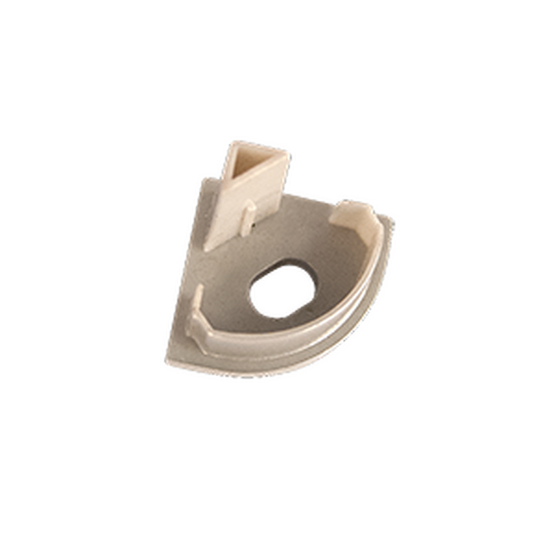 Торцевая крышка для углового профиля с отверстием 16х16 мм