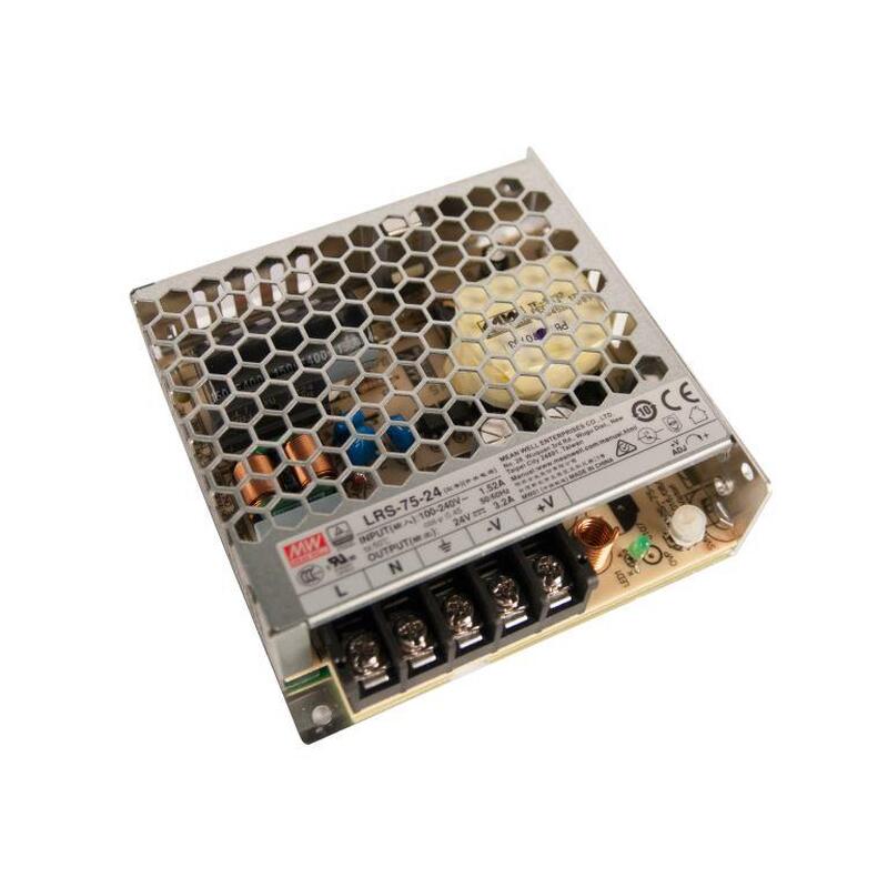 Драйвер 75Вт 48V для светодиодной ленты Meanwell LRS-75-48 IP20 99x97x30 мм