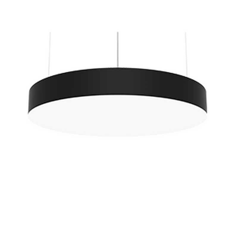 Светодиодный светильник VARTON Deleo подвесной 45 Вт CRI90 4000 К 600x80 мм с рассеивателем опал RAL9005 черный матовый