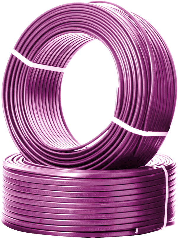 Кабель ВВГ-Пнг(А)-LSLTx 2x1,5 ок (N), цвет оболочки фиолетовый