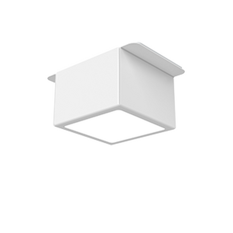 Светодиодный светильник VARTON DL-Grill для потолка Грильято 75х75 мм с шириной ламели 15 мм встраиваемый 10 Вт 3000 К 60х60х60 мм RAL9003 белый муар