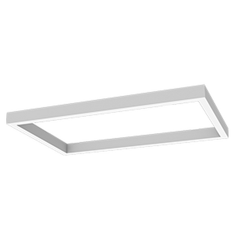 Cветильник VARTON Х-line прямоугольник 60 Вт подвесной 4000 К 1050x595x100 мм RAL9003 белый муар с рассеивателем опал