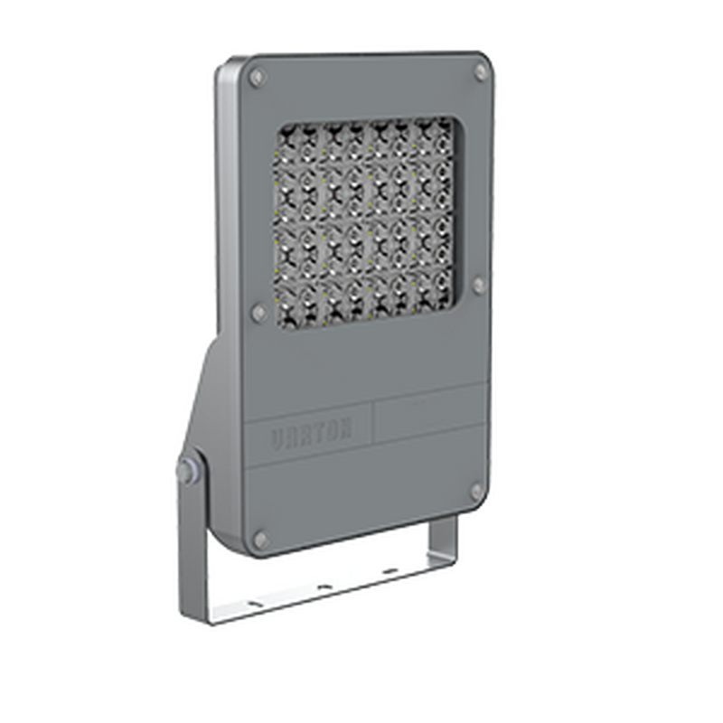 Светодиодный светильник VARTON прожектор FL-Pro 80° 200 Вт 3000 K RAL7045 муар