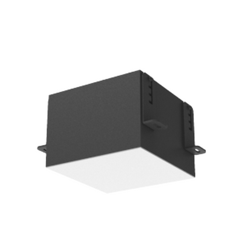 Светодиодный светильник VARTON DL-Grill 150х150 мм 18 Вт CRI90 для потолка Грильято с шириной ламели 10 мм встраиваемый 4000 К 140х140х100 мм RAL9005 черный муар