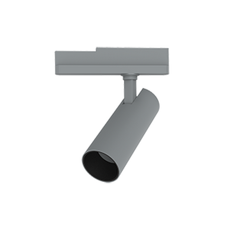 Светодиодный светильник VARTON трек TT-Vivo 20 Вт 3000 K 196х240х65 мм угол 35 градусов RAL7045 серый муар CRI 83 DALI