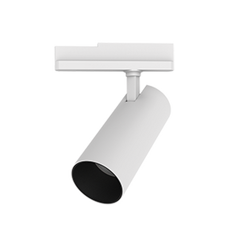 Светодиодный светильник VARTON трек TT-Vivo TrueBright 30 Вт 3000 K 196х265х85 мм угол 35 градусов CRI 92 RAL9010 белый муар