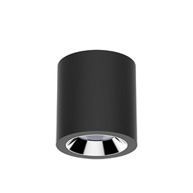 Светодиодный светильник VARTON DL-02 Tube накладной 160х150 мм 32 Вт 4000 K 35&deg; RAL9005 черный муар