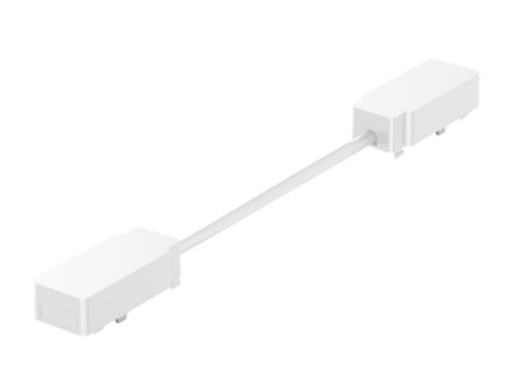Коннектор питания для углового соединения шинопроводов магнитной системы Galakti 290x26x15 мм белый