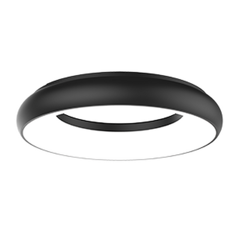 Светодиодный светильник VARTON NIMBUS подвесной/накладной 35 Вт 400х68 мм 4000 K IP40 с рассеивателем опал черный