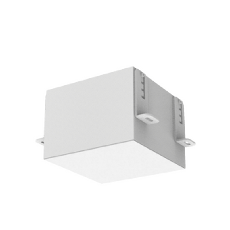 Светодиодный светильник VARTON DL-Grill 150х150 мм 24 Вт CRI90 для потолка Грильято с шириной ламели 10 мм встраиваемый 3000 К 140х140х100 мм RAL9003 белый муар DALI