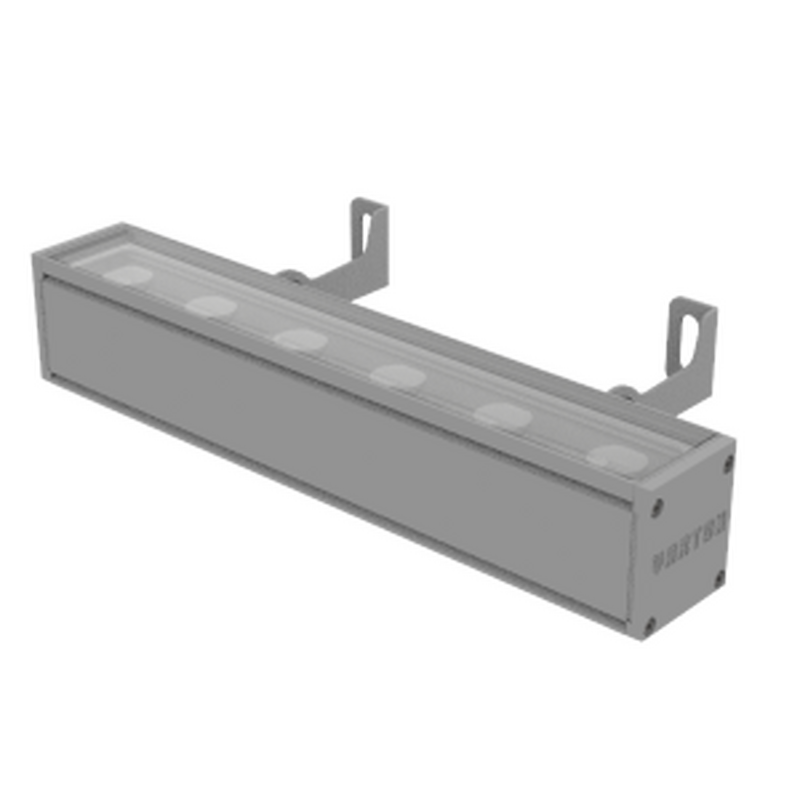 Светодиодный светильник VARTON архитектурный Regula 2.0 300 мм 6 Вт 3000 К 15 градусов DC24V для сборки в линию RAL7045 серый муар