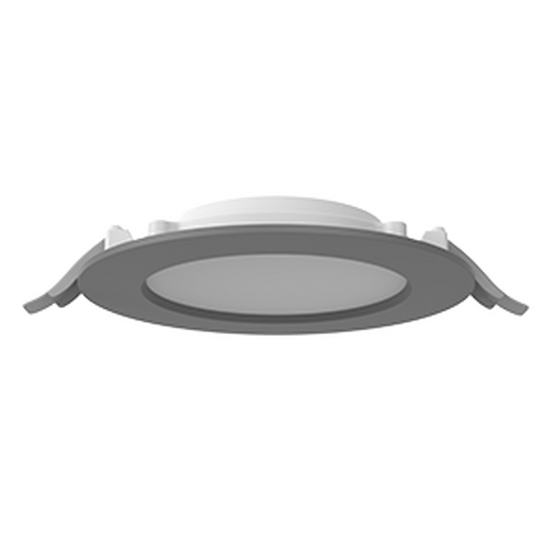 Светодиодный светильник VARTON DL-01 Slim 160 мм 20 Вт 3000 К CRI90 176х39 мм IP65/40 RAL7045 серый с рассеивателем опал, диммируемый по протоколу DALI