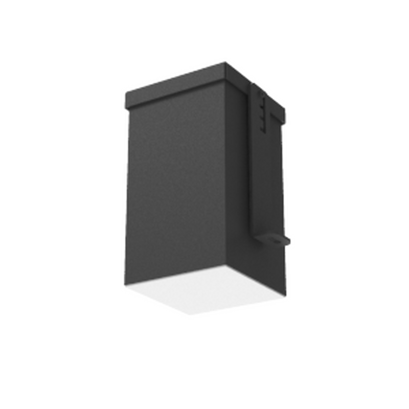 Светодиодный светильник VARTON DL-Grill 100х100 мм 9 Вт CRI90 для потолка Грильято с шириной ламели 10 мм встраиваемый 3000 К 90х90х160 мм IP54 RAL9005 черный муар