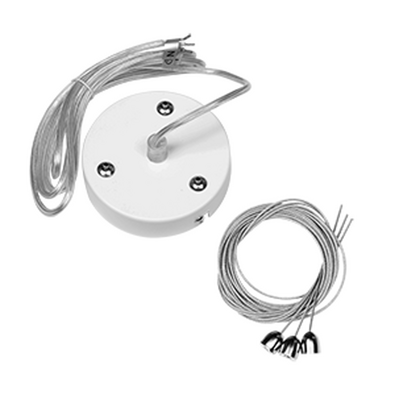 Комплект для подвеса светильников Nimbus и DL белый RAL9003мр, длина троса 2,5 м