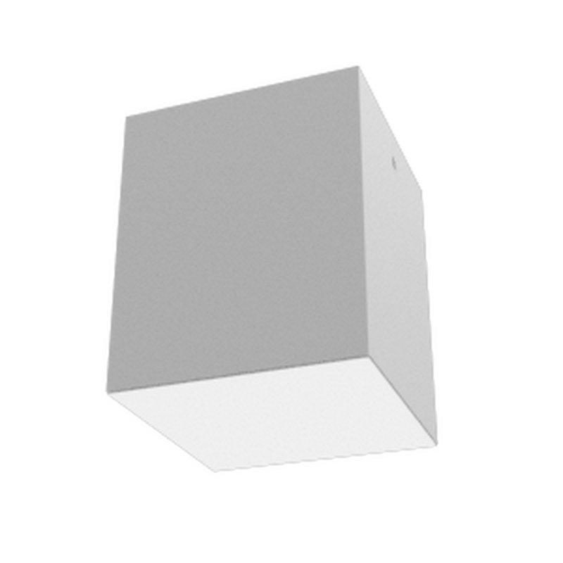 Светодиодный светильник VARTON DL-Box 15 Вт накладной 3000 К 140x140x170 мм RAL9003 белый муар с рассеивателем опал