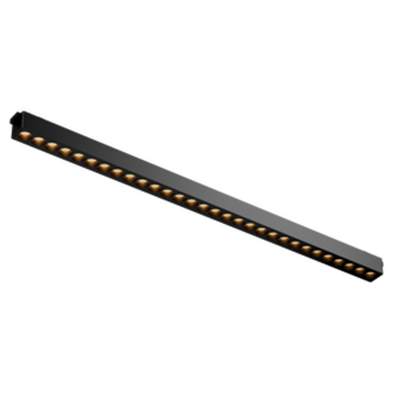 Светодиодный светильник VARTON трековый линейный Comfort L555 для магнитной системы Galakti 445х26х24 мм 30 Вт 3000 K 24° CRI>90 черный