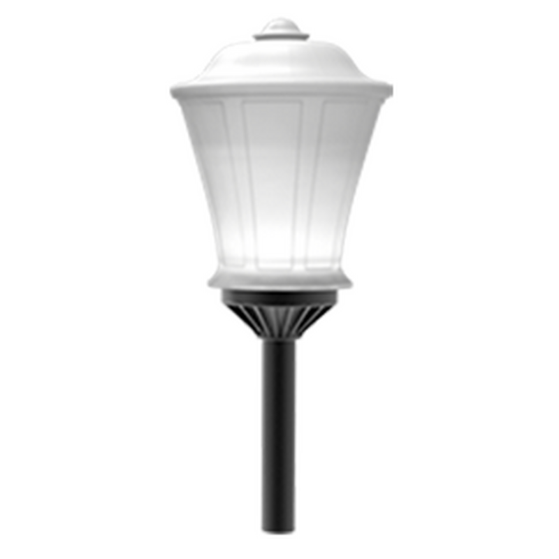 Светодиодный светильник VARTON парковый Omni-T торшерный 40 Вт 3000 K RAL9005 черный муар