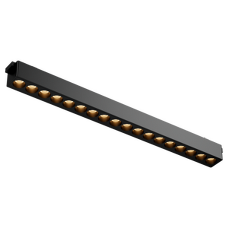 Светодиодный светильник VARTON трековый линейный Comfort L338 для магнитной системы Galakti 338х26х24 мм 18 Вт 3000 K 24° CRI>90 черный