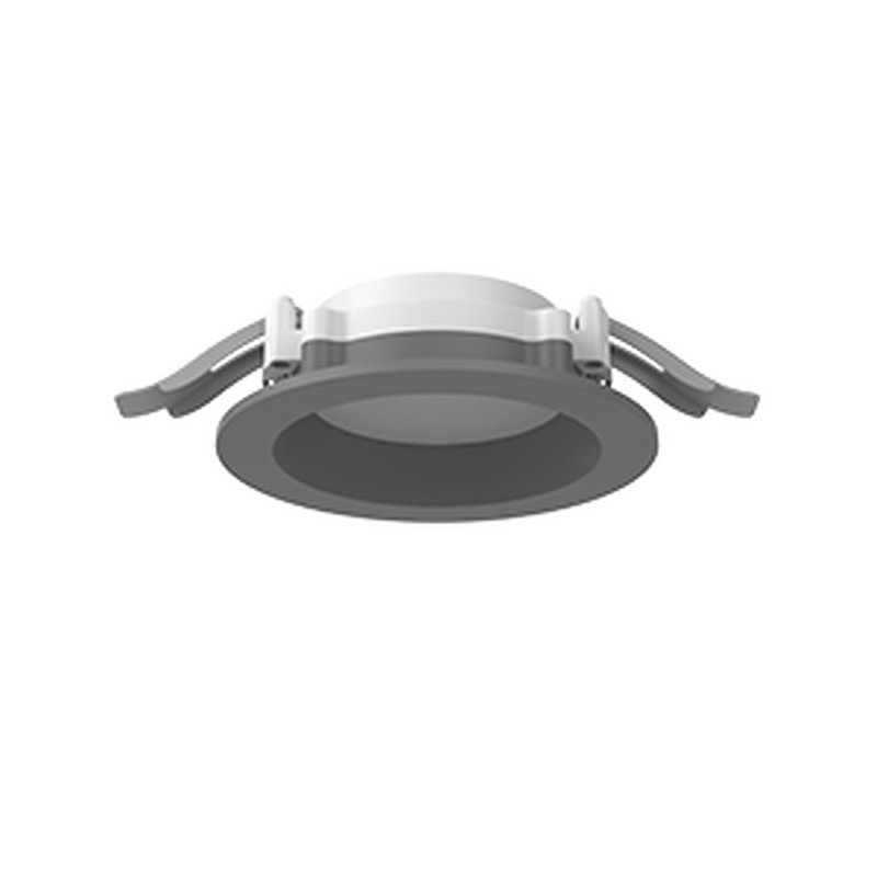 Светодиодный светильник VARTON DL-01 Pro 100 мм 8 Вт 3000 К CRI90 120х49 мм IP65/40 RAL7045 серый муар с рассеивателем опал аварийный автономный постоянного действия