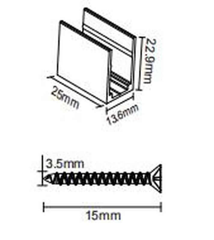 Комплект монтажных клипс для ленты NEON 1120 HB IP65 (10шт)