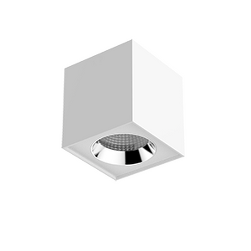 Светодиодный светильник VARTON DL-02 Cube накладной 125х135 мм 20 Вт 3000 K 35° RAL9010 белый матовый