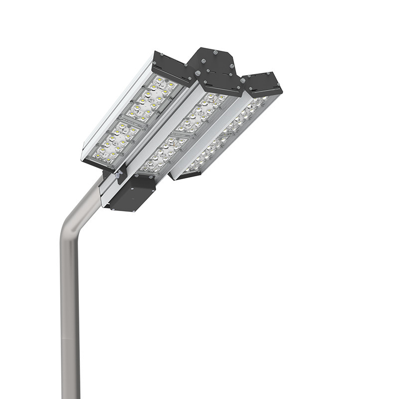 Светодиодный светильник VARTON для охранного периметра Cerberus 150 Вт консольный 5000 К IP67 сухой контакт RAL9005 черный