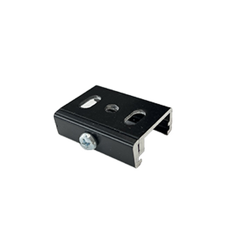 Комлект для накладного монтажа шинопровода черный (1 скоба и комплект креплений)