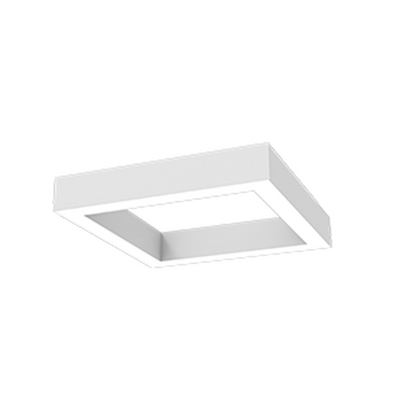 Cветильник VARTON Х-line квадрат 60 Вт подвесной 4000 К 575x575x100 мм RAL9003 белый муар с рассеивателем опал