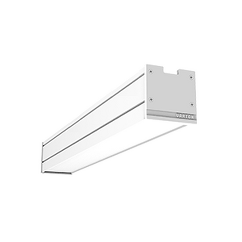 Светодиодный светильник VARTON Mercury Pro накладной 18 Вт 3000 К 514х65х65 мм IP54 RAL9003 белый муар с рассеивателем опал