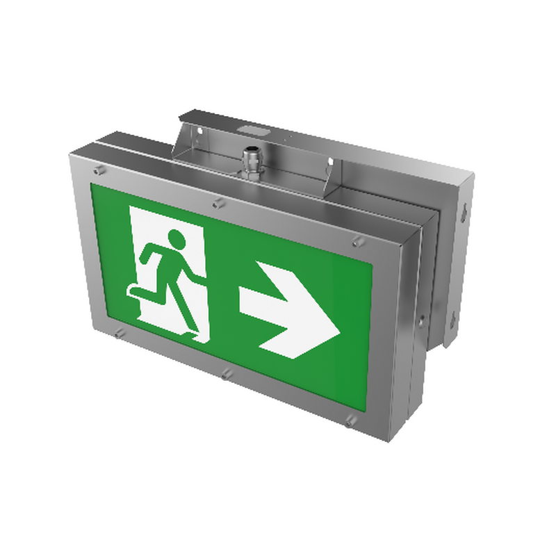 Светильник аварийно-эвакуационный "ВАРТОН" Vault SST серии Advanced торцевой 8W 346х194х69мм IP66 3ч