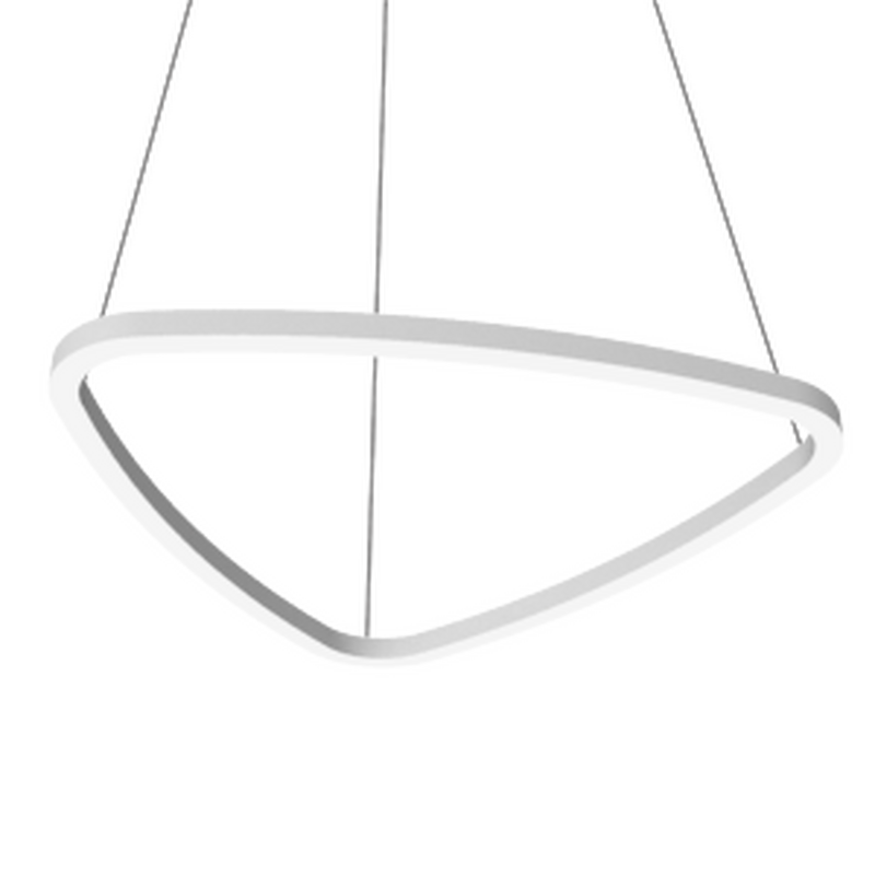 Светильник VARTON Enso A 1100х1040х40 мм 78 Вт CRI90 4000 K подвесной RAL9003 белый матовый с рассеивателем опал