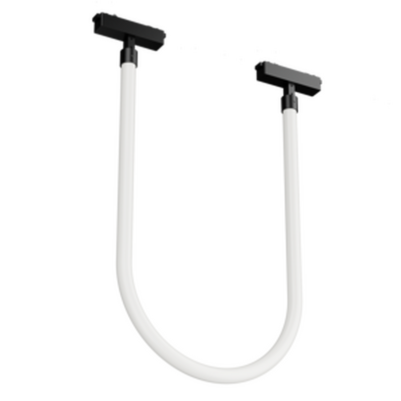 Светодиодный светильник VARTON трековый подвесной Flex Tube Opal L1000 для магнитной системы Galakti 244x26x565 мм 16 Вт 4000 K 360° CRI>90 черный