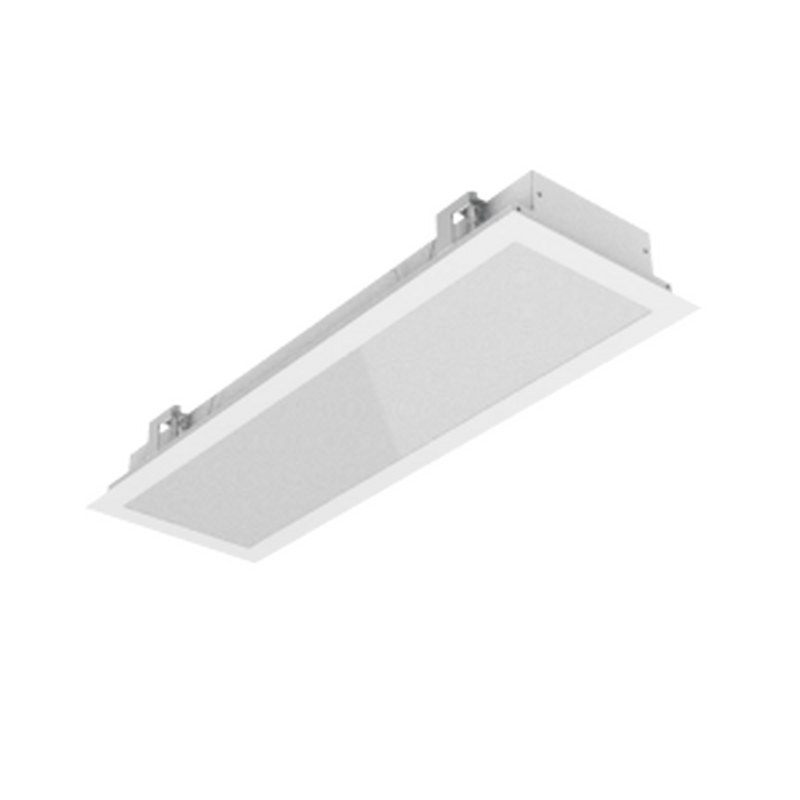 Светодиодный светильник VARTON Е170 2.0 для образовательных учреждений 16 Вт CRI90 4000 K под гипсокартонные потолки 620х198х67 мм (монт. размер 600х185 мм) с опаловым рассеивателем RAL9003 матовый аварийный автономный постоянного действия