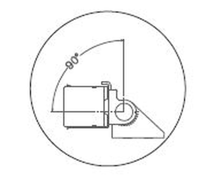 Поворотное монтажное крепление для профиля шириной до 25мм  1шт