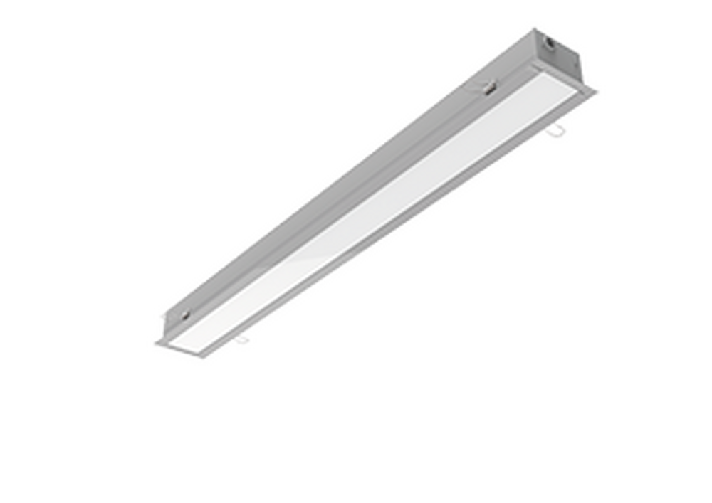 Светодиодный светильник VARTON G-line 1130х100х80 мм 18 Вт 4000 К с опаловым рассеивателем диммируемый по протоколу DALI RAL7045 серый муар