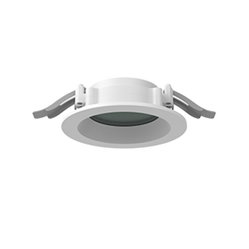 Светодиодный светильник VARTON DL-01 Pro 100 мм 10 Вт 4000 К круглый встраиваемый 120х49 мм IP65/40 RAL9003 белый муар с защитным силикатным стеклом DALI