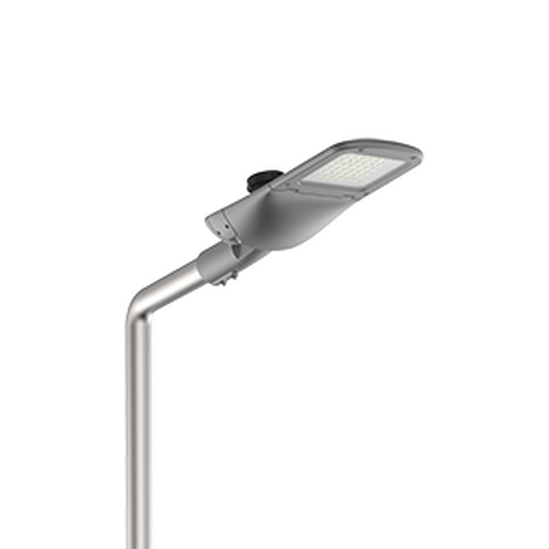 Светодиодный светильник VARTON уличный Tornado Yard крепление на консоль 60 Вт 2700 K 1..10V NEMA RAL7045 серый муар