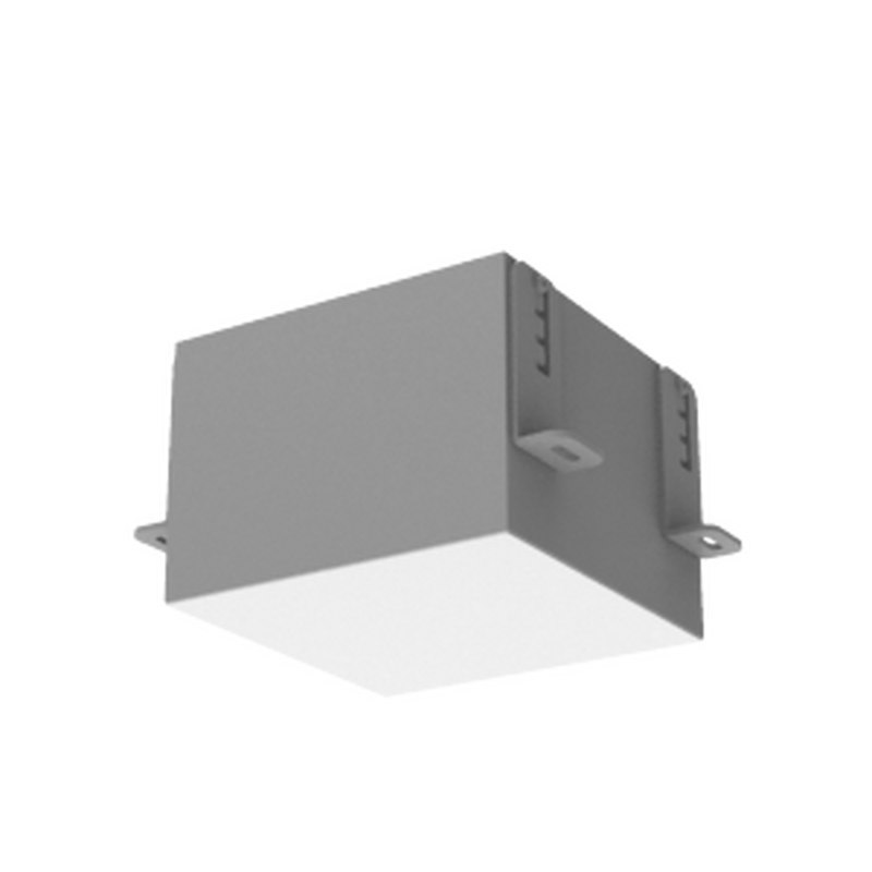 Светодиодный светильник VARTON DL-Grill 150х150 мм 15 Вт для потолка Грильято с шириной ламели 10 мм встраиваемый 3000 К 140х140х100 мм RAL7045 серый муар диммируемый по протоколу DALI