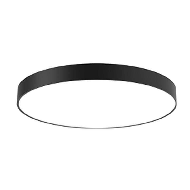 Светодиодный светильник VARTON Cosmo 1200х115 мм 120 Вт накладной CRI90 3000 K с рассеивателем опал RAL9005 черный муар