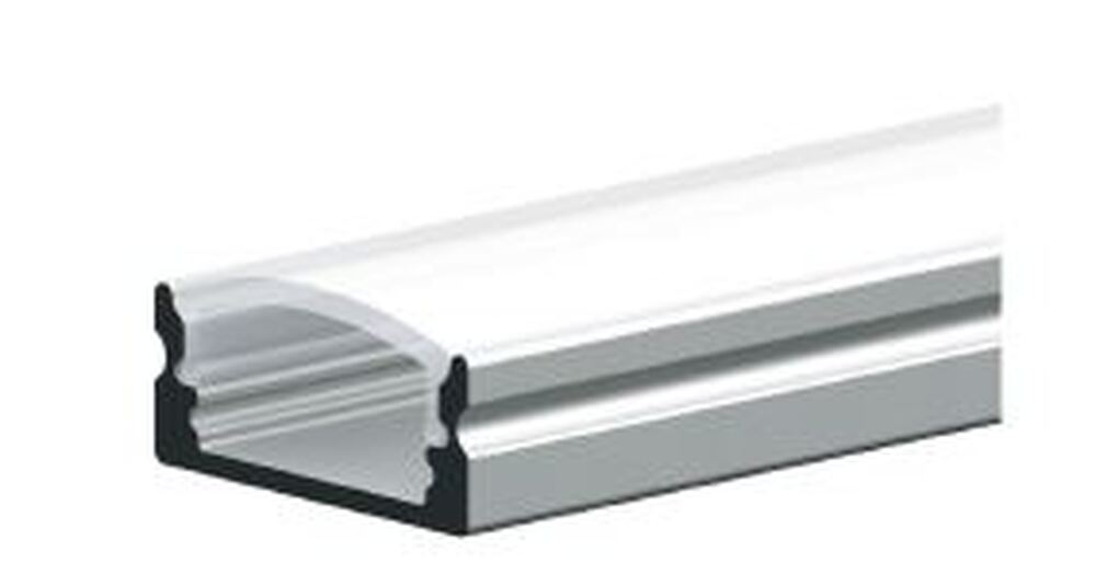 Алюм. профиль для LED ленты накладной 2000х17х14 мм (макс. ширина ленты 12 мм) 1 шт